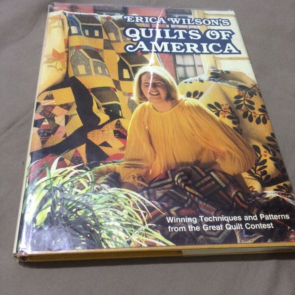 Erica Wilson's Quilts of America 1979 First Printing Quilting Patterns Book